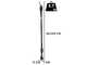 Vesco X150AT - Potatore a batteria su asta telescopica - 160-250 cm - 2x 21.6V 2.5Ah