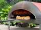 Pizza Party Ispirazione - Forno a gas per pizza da esterno - Camera di cottura 60x70 cm - Piano cottura in refrattario