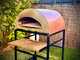 Pizza Party Ispirazione - Forno a gas per pizza da esterno - Camera di cottura 60x70 cm - Piano cottura in refrattario