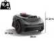 MOVA ViAX 250 - Robot Tagliaerba - Senza impianto - Garage incluso