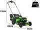 OUTLET - UTILIZZATO PER PROVA - Greenworks GD60LM51SPK4 - Tagliaerba semovente a batteria - 60V/4Ah - Taglio 51 cm