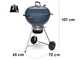 OUTLET - PICCOLI DIFETTI ESTETICI - Weber Master Touch GBS C-5750 Slate Blue - Barbecue a carbone