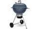 OUTLET - PICCOLI DIFETTI ESTETICI - Weber Master Touch GBS C-5750 Slate Blue - Barbecue a carbone