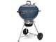 OUTLET - PICCOLI DIFETTI ESTETICI - Weber Master Touch GBS C-5750 Slate Blue - Barbecue a carbone