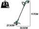 Bosch EasyGrassCut 18-260 - Tagliabordi a batteria - 18V 2.5Ah + in omaggio 1 batteria 18V 2.5Ah e caricatore AL 18V-20
