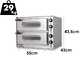 OUTLET - DIFETTI ESTETICI - Resto Italia Small G2 - Forno elettrico per pizza - Doppia camera