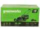 Greenworks GD48LM41II - Tagliaerba a batteria - 48V/4Ah - Taglio 41 cm