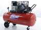 FIAC AB 300/598 - Compressore aria elettrica trifase a cinghia - Motore 5.5 HP - 270 lt