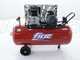 FIAC AB 300/598 - Compressore aria elettrica trifase a cinghia - Motore 5.5 HP - 270 lt