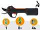 Fiskars ePruner M Bypass - Forbice da potatura con batteria integrata - 8V 4Ah