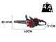 Efco MTT 2500 R - Motosega a scoppio da taglio - Lama carving da 25cm
