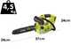 Ryobi RY36THCSX30A-140 - Elettrosega da potatura - 36V 4 Ah - Lama da 30 cm