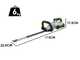EGO HT 6510 E - Tagliasiepi a batteria brushless lama da 65 cm - 56V / 5Ah
