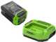 Greenworks CS40O6 - Motosega a batteria 60V 4Ah - Lama da 40cm