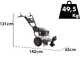 BlackStone GXR 260 - Decespugliatore a ruote a benzina 4 tempi semovente