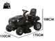 AL-KO Easy 13-92.6 CS-A - Trattorino tagliaerba - Trasmissione continua CVT - Scarico laterale