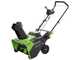 Greenworks GD60ST - Spazzaneve a batteria - 60V 4Ah