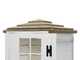 OUTLET - PICCOLI DIFETTI ESTETICI - Garofalo Tuscany Evo 80 Pagoda - Casetta porta attrezzi - Con finestra - 82.5x82.5x198 cm