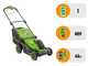 Greenworks MO40L413-01 - Tagliaerba a batteria - 40V/4Ah - Taglio 41 cm