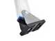 Gierre AL610 - Scala agricola conica in alluminio - 8 gradini - 2.22 m - Altezza stimata operativa 3.16 m