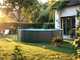 Gre Anthracite Rotonda &Oslash;350 x 132 cm - Piscina fuori terra in acciaio