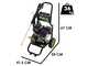 Ribimex RX21T - Idropulitrice a scoppio - 200 bar 678 l/h - Motore Loncin a benzina 196cc