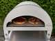 Pizza Party Emozione Perla - Forno a gas per pizza da esterno - Camera di cottura 40x70 cm - Piano cottura in refrattario