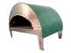 Pizza Party Emozione Acquamarina - Forno a gas per pizza da esterno - Camera di cottura 40x70 cm - Piano cottura in refrattario