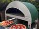 Pizza Party Emozione Acquamarina - Forno a gas per pizza da esterno - Camera di cottura 40x70 cm - Piano cottura in biscotto