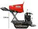 GeoTech-Pro GeoPorter 550 DHSL Hydro - Motocarriola cassone alzabile a pantografo