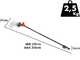 OUTLET - PICCOLI DIFETTI ESTETICI - Aima Furia 2.0 Plus - Abbacchiatore elettrico a batteria - 210-310 cm - Asta in alluminio con prolunga
