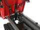 GeoTech Pro GeoPorter 650 DHS Hydro - Motocarriola cingolata cassone dumper 650Kg con paletta - Cambio idrostatico
