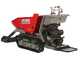 GeoTech Pro GeoPorter 650 DHS Hydro - Motocarriola cingolata cassone dumper 650Kg con paletta - Cambio idrostatico