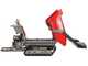 GeoTech-Pro GeoPorter 650 DHS Hydro - Motocarriola cingolata cassone dumper 650Kg con paletta