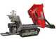 GeoTech-Pro GeoPorter 650 DHS Hydro - Motocarriola cingolata cassone dumper 650Kg con paletta