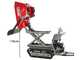 GeoTech Pro GeoPorter 580 DHSL Hydro - Motocarriola cassone alzabile a pantografo - Cambio idrostatico