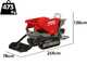 GeoTech Pro GeoPorter 580 DHSL Hydro - Motocarriola cassone alzabile a pantografo - Cambio idrostatico