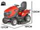 Snapper STX122 - Trattorino tagliaerba - Briggs&amp;Stratton 724cc - Scarico posteriore e Mulching 50%