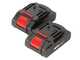 Geotech X-Line BC-40V - Decespugliatore a batteria - 40V - 2x 20V 2Ah