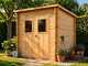 Alce Vibo 198x198 - Casetta da giardino in legno - Con finestre frontali - 198x198x195 cm