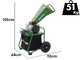 GreenBay GB-WERC 50 B - Biotrituratore elettrico - Con cesto di raccolta