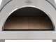 Pizza Party Ardore Perla - Forno a gas per pizza da esterno - Camera di cottura 40x40 cm - Piano cottura in biscotto