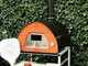 Pizza Party Pizzone - Forno a legna per pizza da esterno - Camera di cottura 60x80 cm - Piano cottura in mattoni refrattari