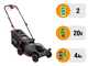MOVA GL417 - Tagliaerba a batteria - 40V 4Ah - Taglio 43 cm