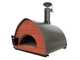 Pizza Party Passione - Forno ibrido 2 in 1 Gas/Legna per pizza - Camera di cottura 80x60 cm - Piano cottura in biscotto