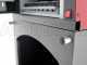 Forno a legna da esterno Minimus 50 Mini EXT in acciaio - Tetto rosso