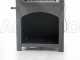 Forno a legna da esterno Minimus 50 Mini EXT in acciaio - Tetto rosso