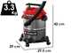Einhell TC-VC 1240 S - Bidone aspirasolidi e liquidi - 12L - 950W