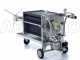 Enotecnica Pillan FC44 - Filtro professionale per cantina da 40 cartoni 40x40 cm - telaio/pompa acciaio INOX