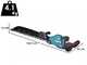 Makita UH014GZ - Tagliasiepi a batteria - 40V 2.5Ah - Lama da 75 cm